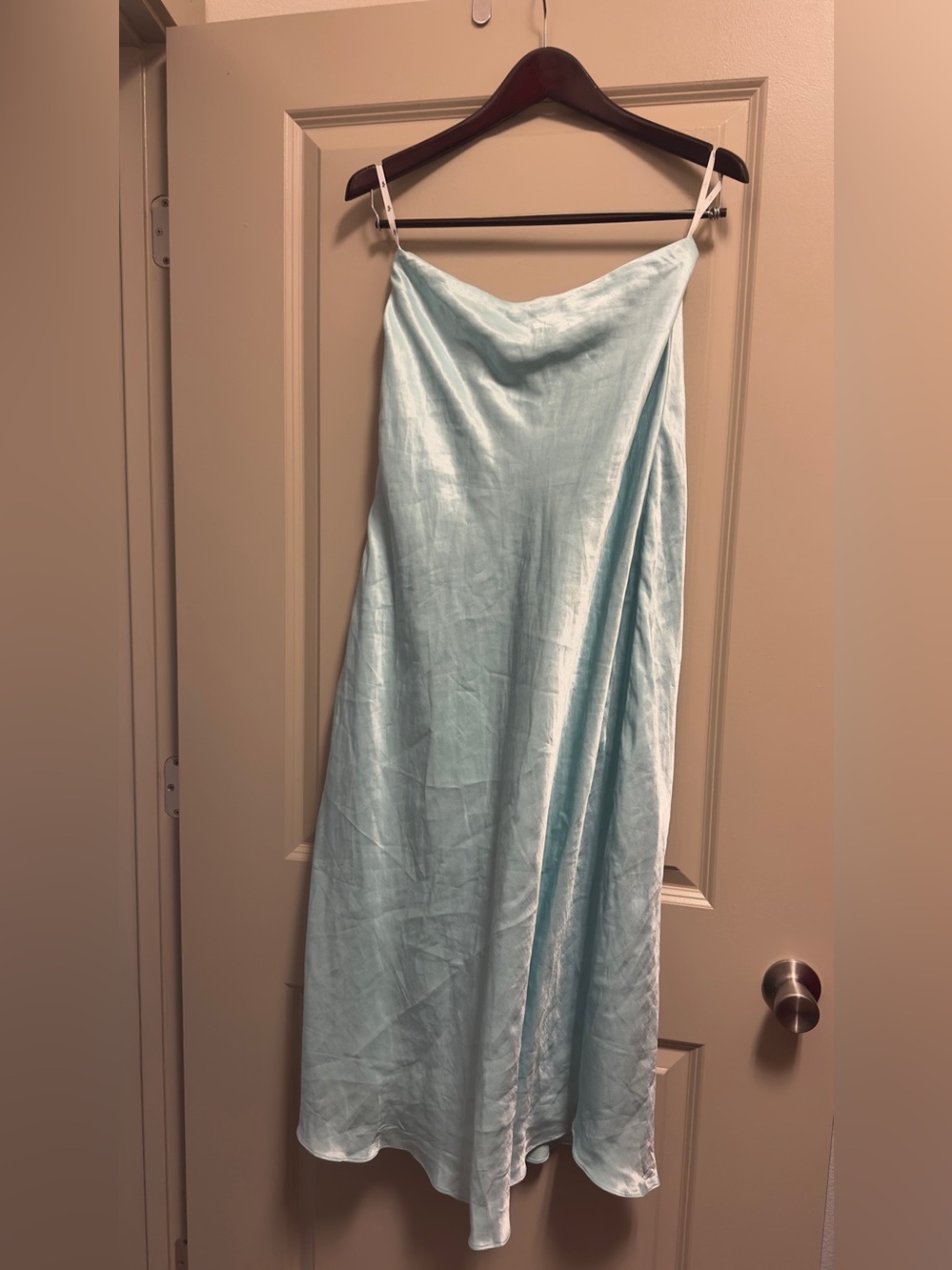 Aje moon glade bias Maxi Skirt spearmint blue